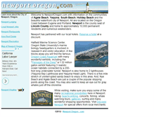 Tablet Screenshot of newportoregon.com